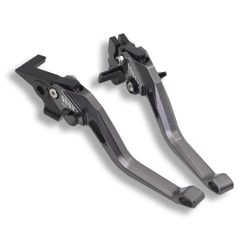 Motorcycle two-finger clutch rod kit with metal construction and multiple colour options