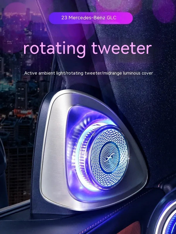 Burmester audio speaker pair for Mercedes-Benz GLC with rotating tweeter design