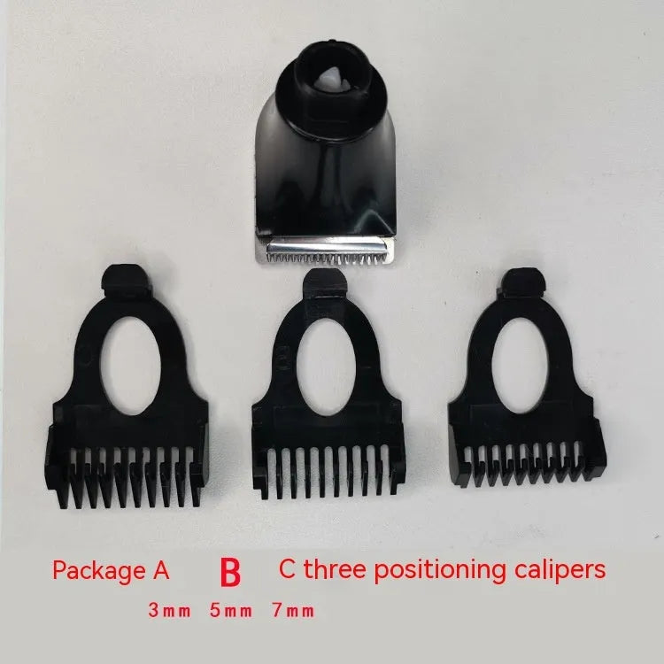 Multifunctional universal shaver accessories: replacement cutter head with 3 ABS positioning combs for hair trimming
