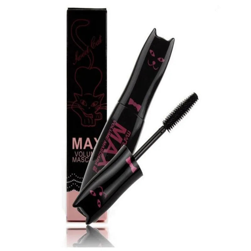 Slim thick curling mascara in black with volume and curl brush