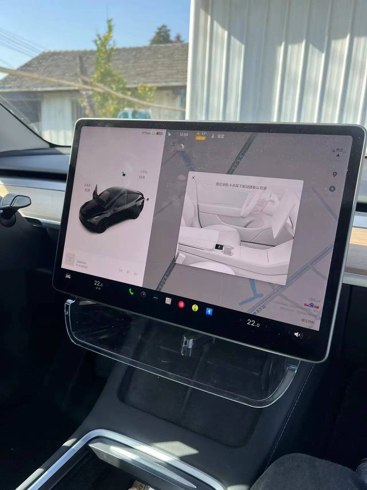 Tesla Model 3 and Y centre console ETC storage box with ABS construction and tissue holder
