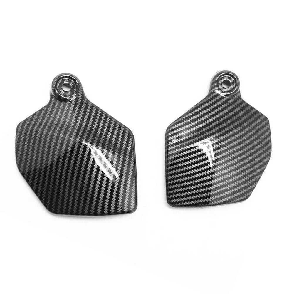 Carbon fiber black ABS side upper frame cover for Honda CBR1000RR 2017-2019, pair of two panels