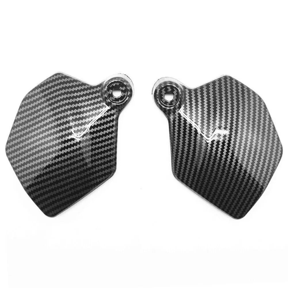 Carbon fiber black ABS side upper frame cover for Honda CBR1000RR 2017-2019, pair of two panels