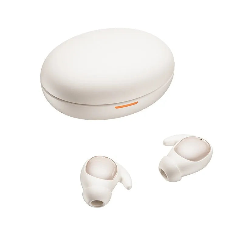 TWS wireless Bluetooth sleep headset in Night Black with binaural in-ear design and PC ABS construction