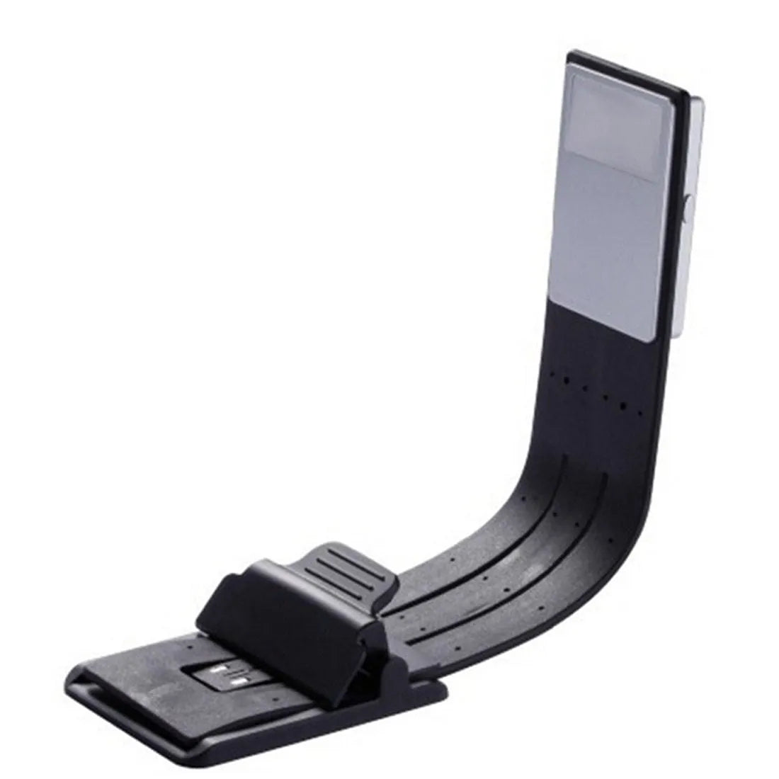 LED Kindle light in black, USB rechargeable flexible clip book lamp for e-readers