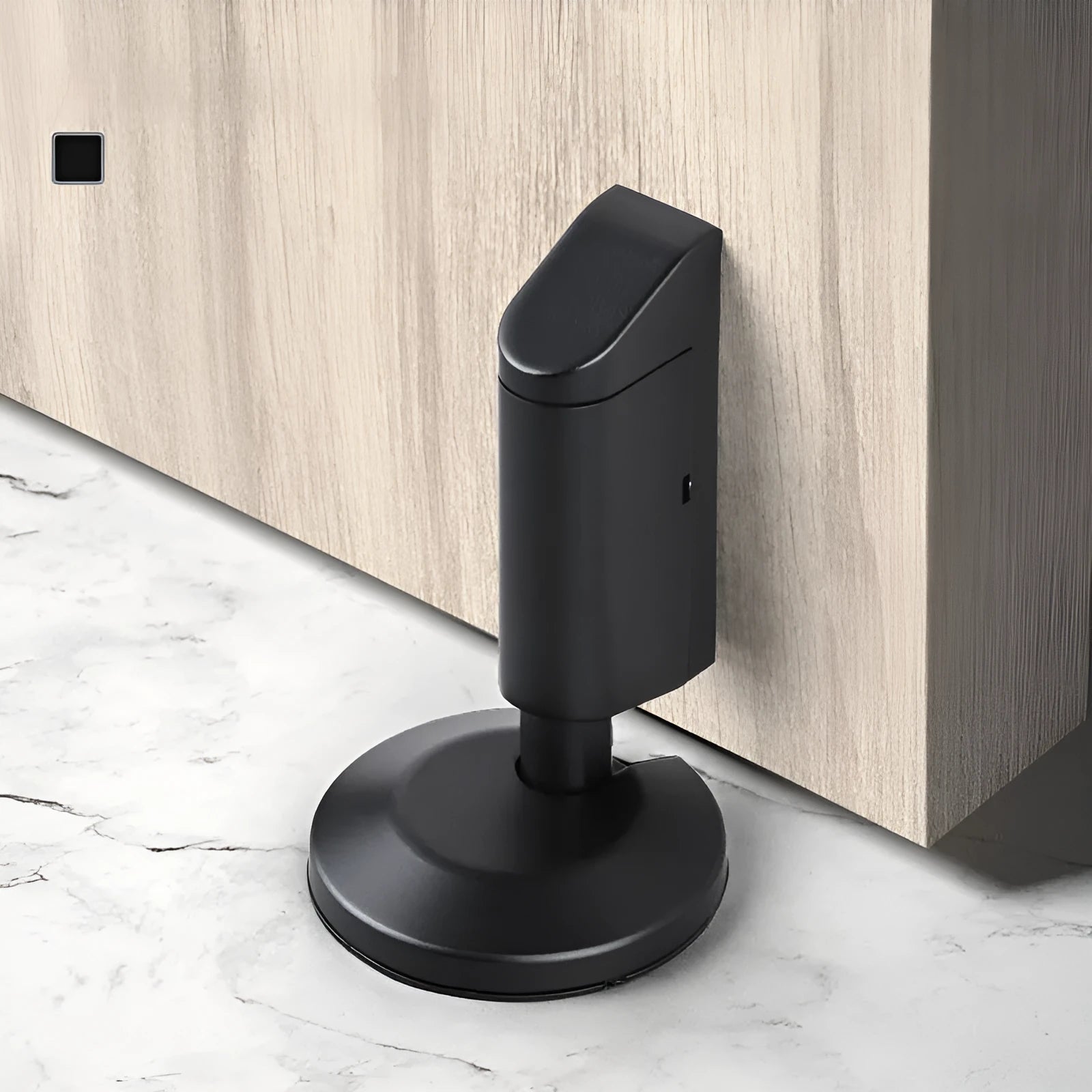 Zinc alloy invisible door stopper in six colour finishes for modern households