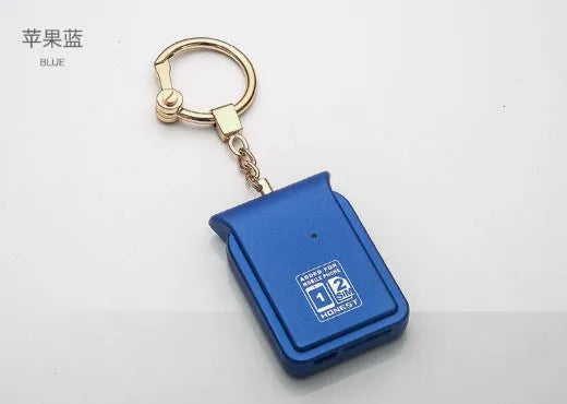 Bluetooth dual SIM adapter keychain for iOS with multiple colour options including black leather