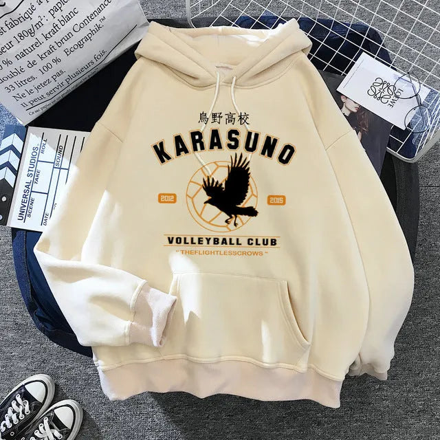 Hot Japanese Anime Haizhu Hoodie pullover shirt in character pattern, cotton polyester blend