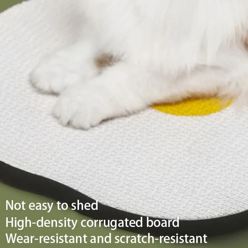 Wall mounted cat scratching board in four colour options measuring 40x37.3 cm