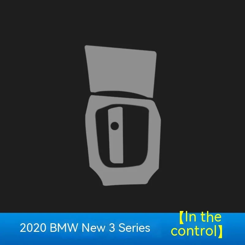 Transparent TPU protective film for BMW 3 Series dashboard and interior surfaces