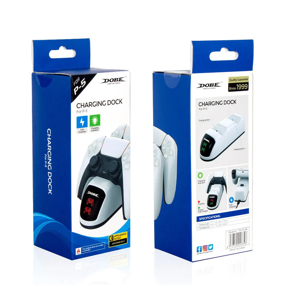 LED breathing light contact charger with Type-C port and USB cable, shown in green or blue light version.