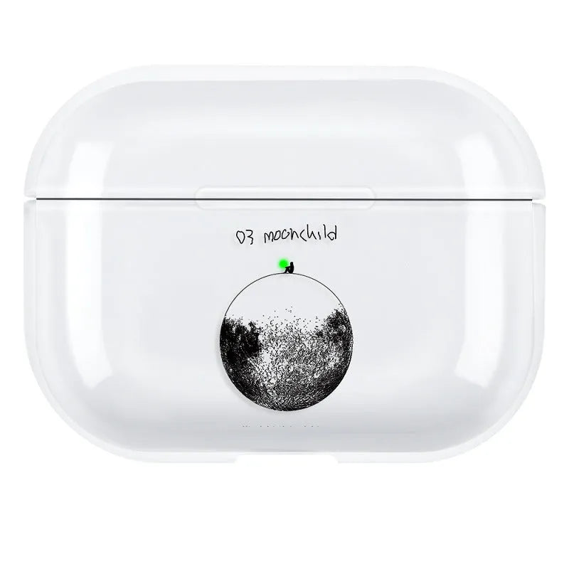 PC protective shell case for Apple AirPods Pro 3 earphones in simple solid colour design