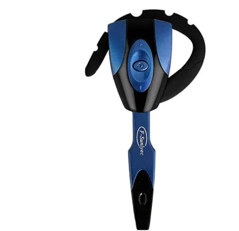 Single ear Bluetooth business headset in black hanging ear design