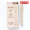 Pack of 12 push-type 0.5mm quick-drying gel pens in four colours with replaceable refill