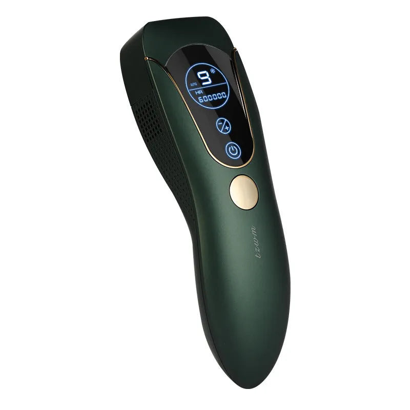 Sundial hair removal device for body, face and private areas in green, pink or white colours