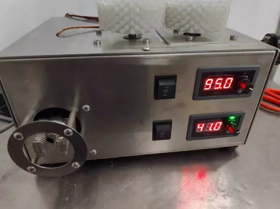 Multi-strand copper core wire twisting machine 805B flat nozzle model on desktop