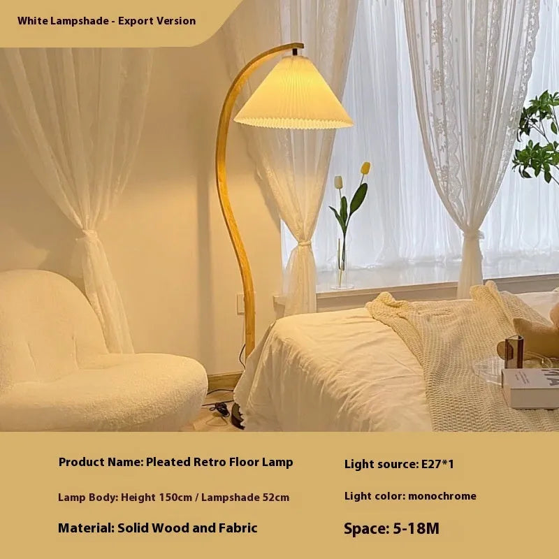 Retro vertical table lamp with three-colour variable light on sofa edge