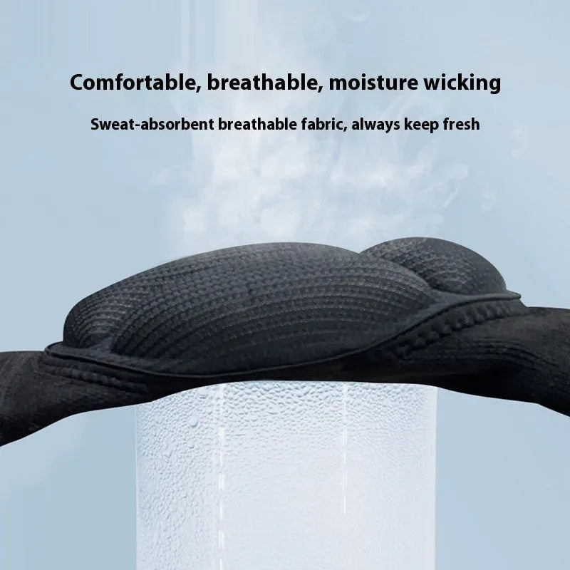 Black and blue dance knee pads with thick sponge padding for anti-collision protection during sports