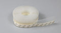 Flexible PVC wall corner protection tape in porcelain white, 3.8cm wide by 3.2m long