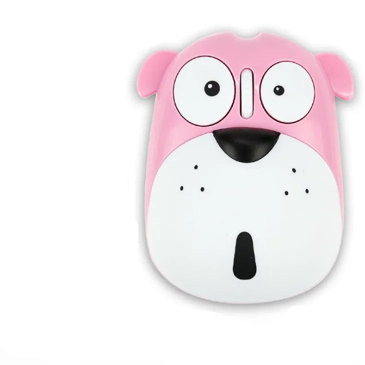 Silent optical mouse 2.4G wireless rechargeable panda cartoon animal cute mouse with built-in receiver matte finish