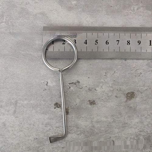 Two alloy wrench tools from portable household repair set
