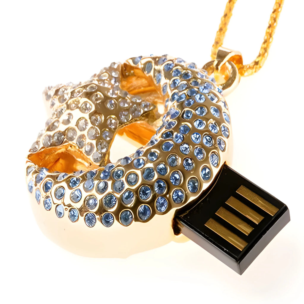 Xingyue jewellery design metal USB flash drive with USB 2.0 connector.