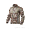 Men's camouflage fleece coat in Scorpion pattern for outdoor mountaineering activities