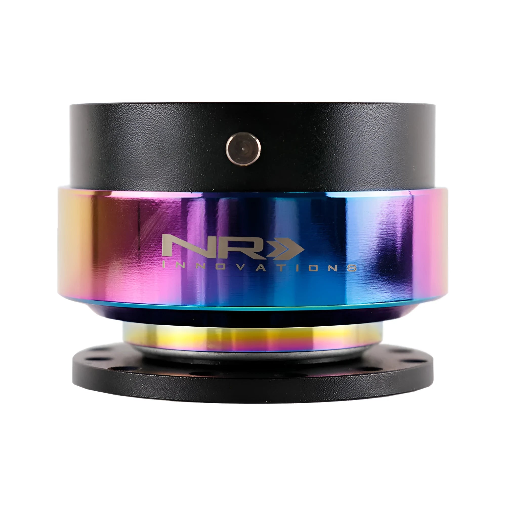 Colourful aluminium quick-release steering wheel hub adapter for car modifications