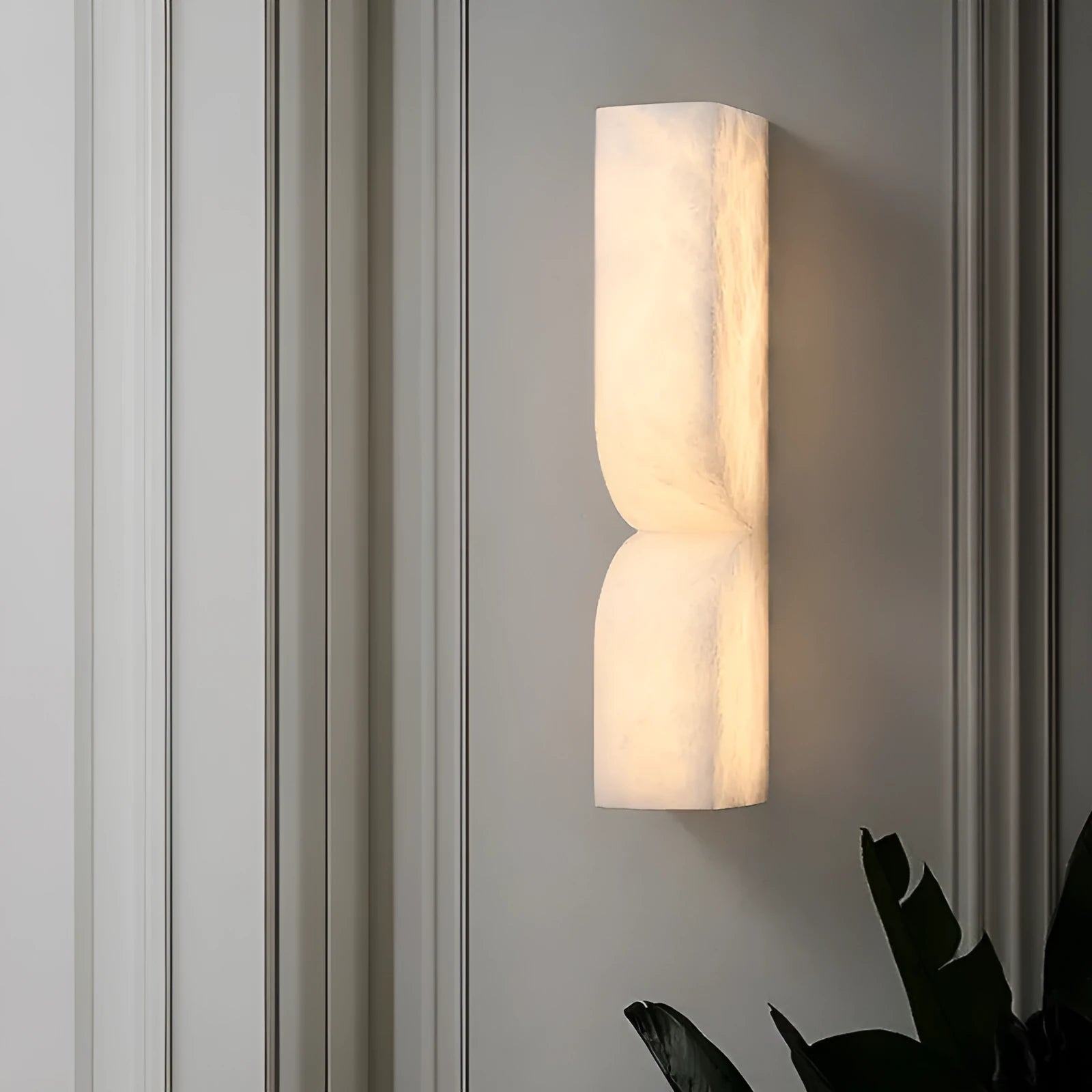Copper Nordic wall lamp strip for bedroom bedside with warm lighting