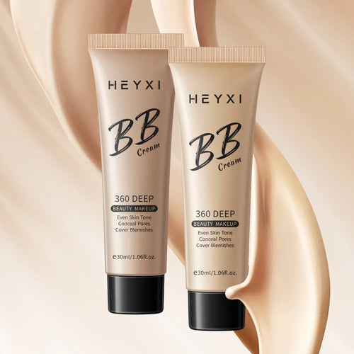 Waterproof sweatproof BB cream bottle in 30ml size with four shade options 01 02 03 04