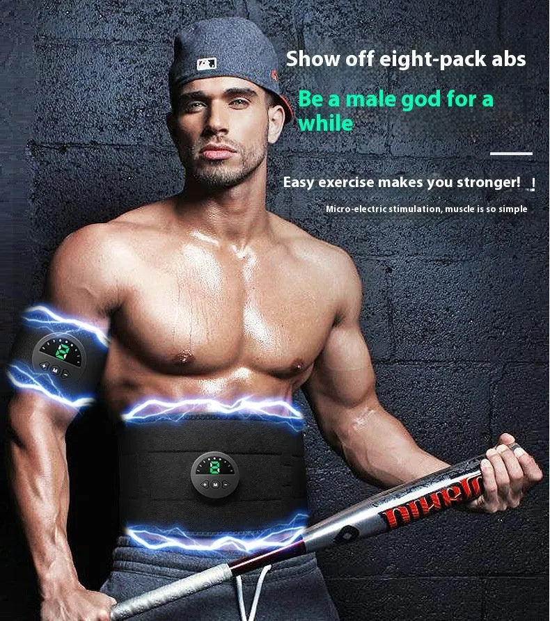 Sauna waist belt with digital display screen for abdominal fitness workouts