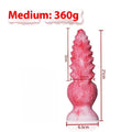 Pink platinum silicone shaped penis women's masturbation device sex toy