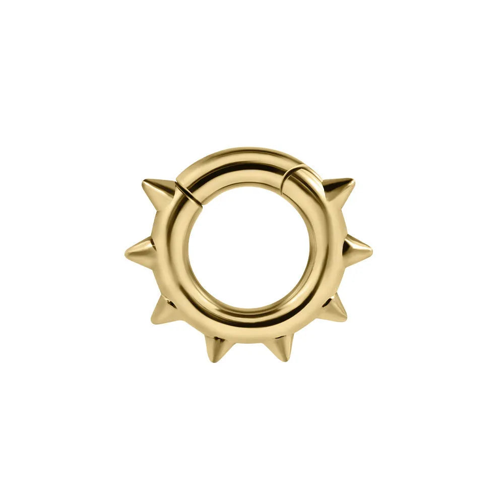 Copper cone round magnet ear extenders showing geometric shape and magnetic fastening in one of eight colour finish options