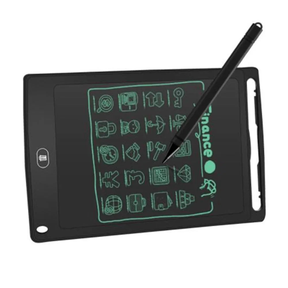 8.5 inch LCD writing board in blue with stylus pen and one-key clear button