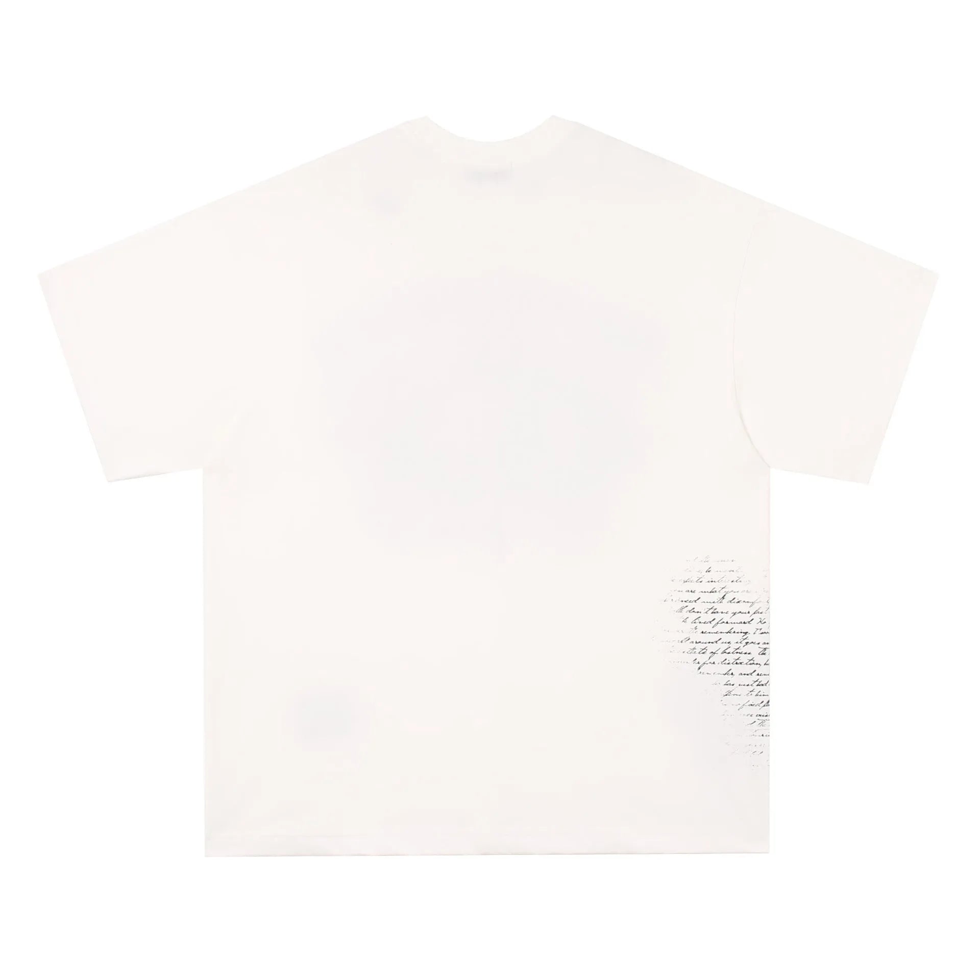 Retro hip hop gothic letter T-shirt in pure cotton black or white for teenagers