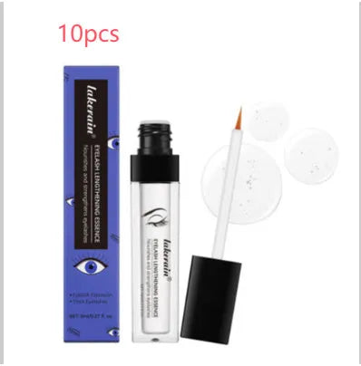 Black eyelash nourishing liquid mascara tube with golden cap, 7ml