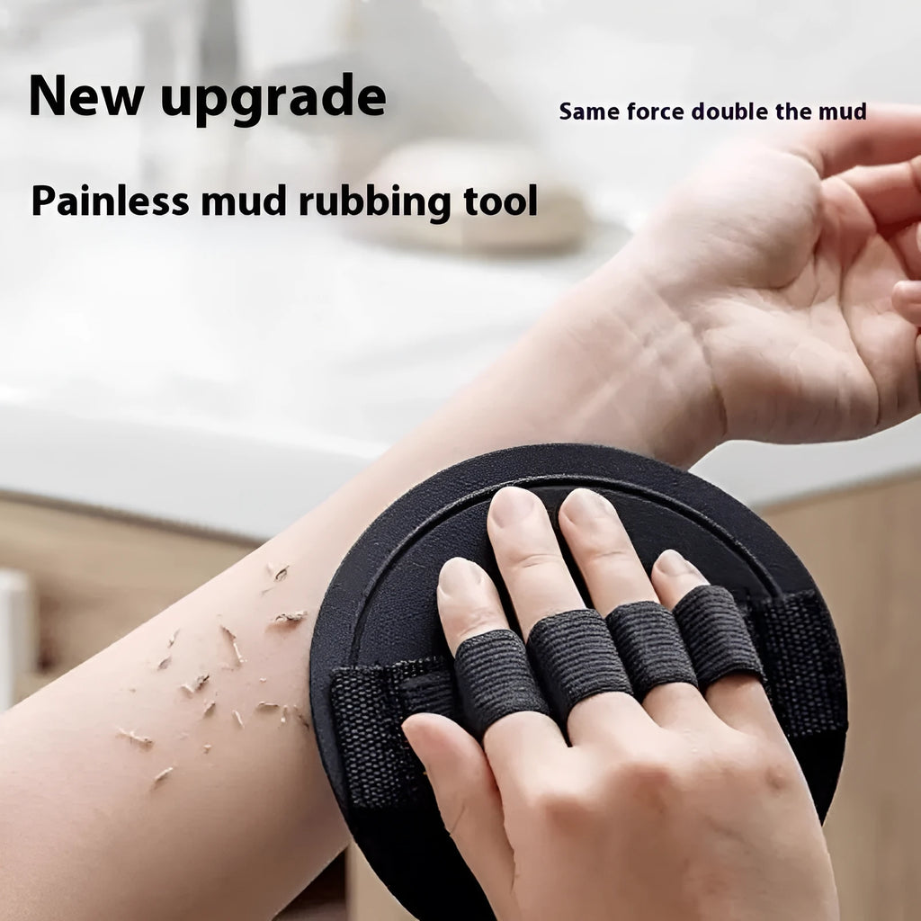 Rubber bath gadget finger style with round cake design options for women's bathroom towel organisation