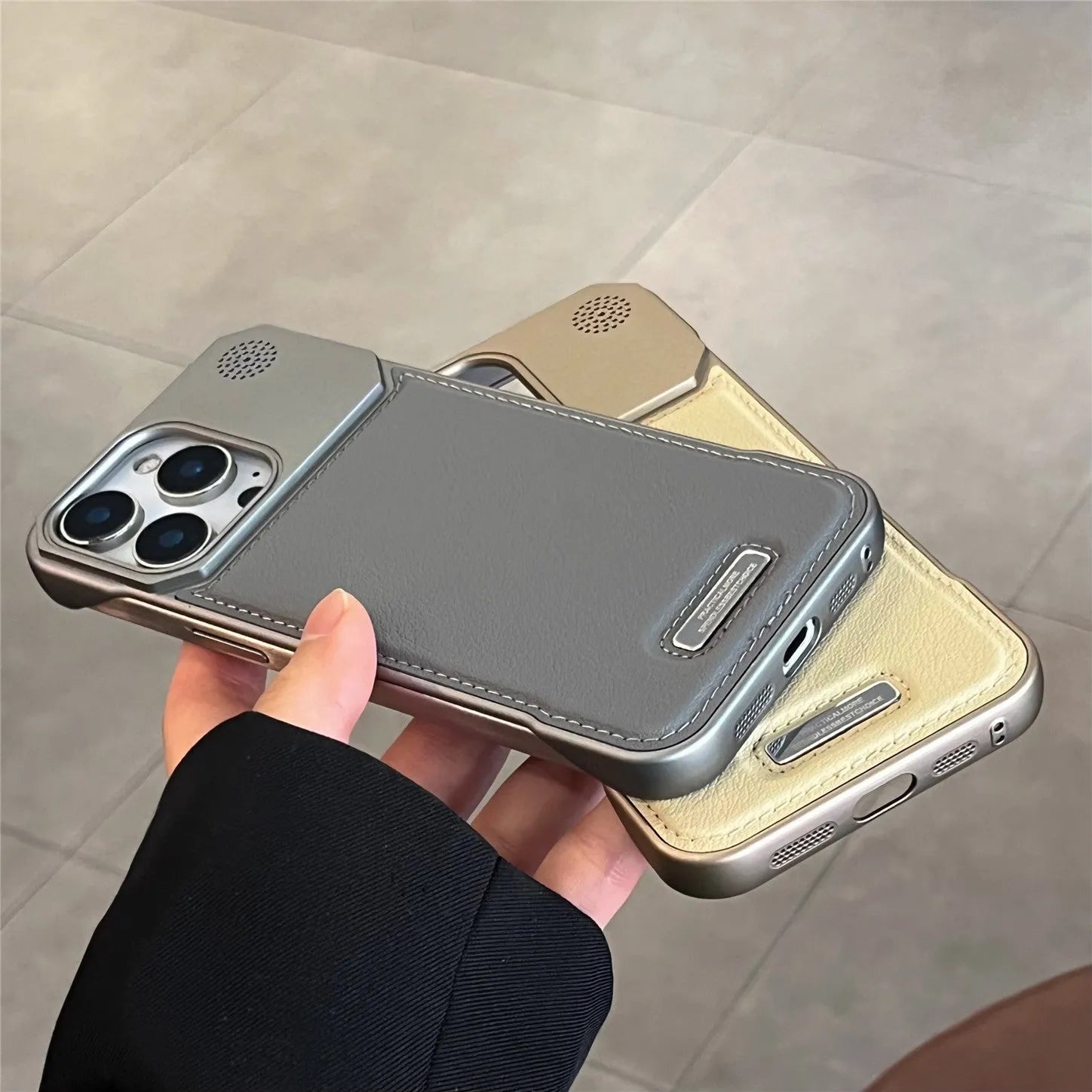 Aromatherapy Leather Magnetic Phone Case 17 High-grade Frameless Hard Protective Case Shockproof Anti-fall Anti-wear Anti-fingerprint for iPhone 11 to iPhone 17 Series Black Gray Blue Brown Gold Yellow Red Green Silver