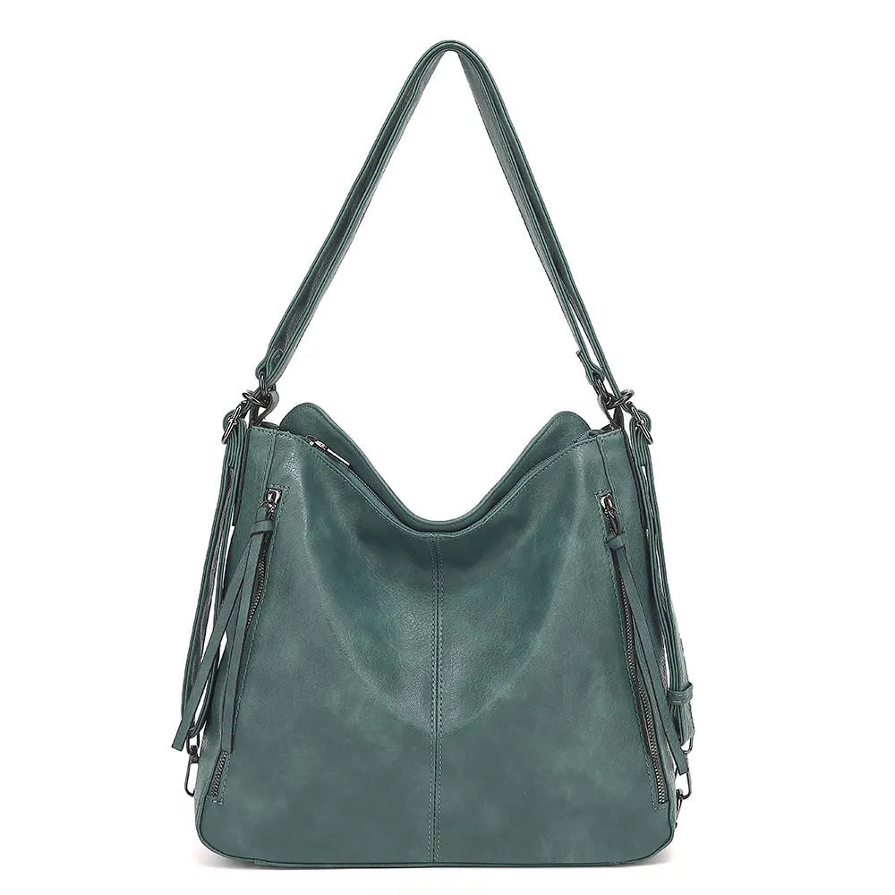 Travel multi-functional shoulder messenger bag in PU with square vertical shape and sandwich pocket, available in multiple colours