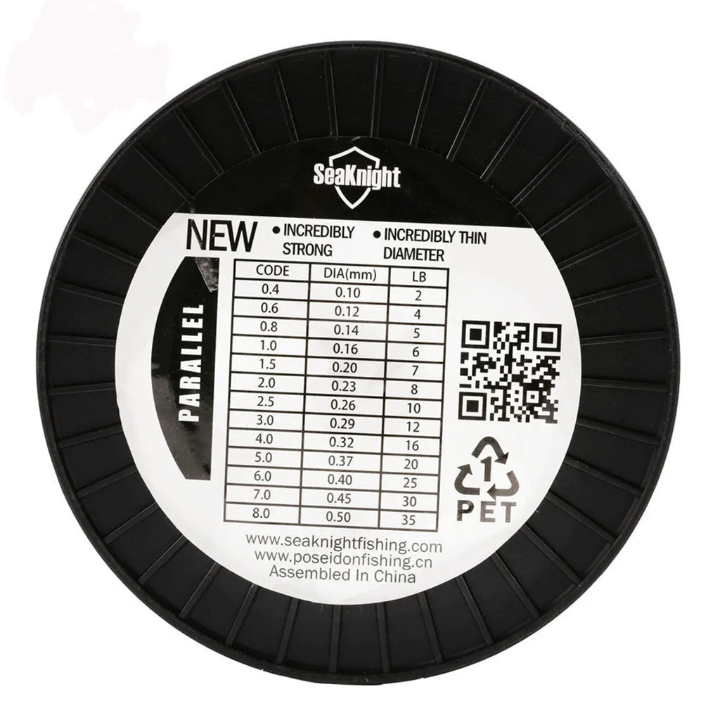 Seaknight1000 M nylon fishing line spool in multiple colours and sizes for fishing applications