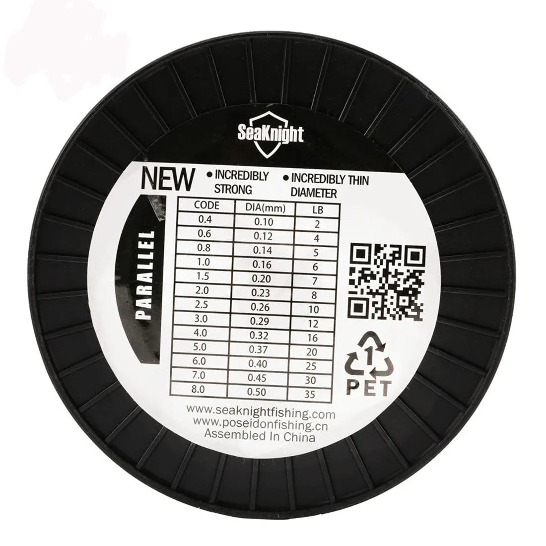 Seaknight1000 M nylon fishing line spool in multiple colours and sizes for fishing applications