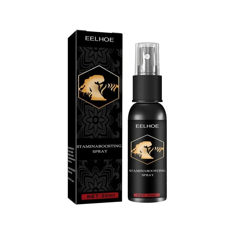 Men's 30ml treatment oil spray bottle for body moisturising and hip massage