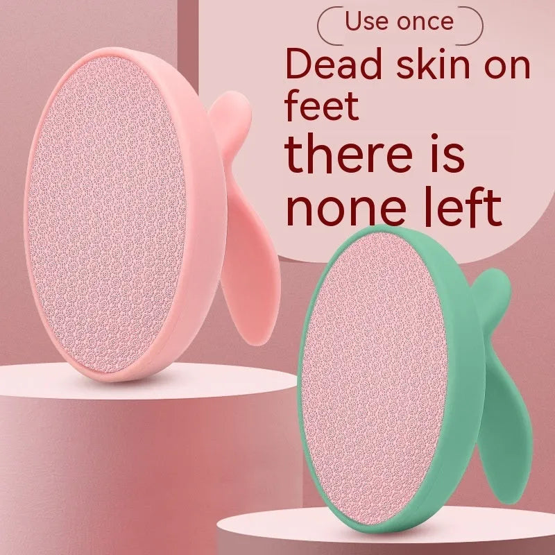 Nano foot grinder for callus removal in pink with rose quartz glass surface, boxed ABS ultra white glass construction