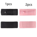 Black and pink free size fitness training belt for dumbbell barbell hip bridge exercises