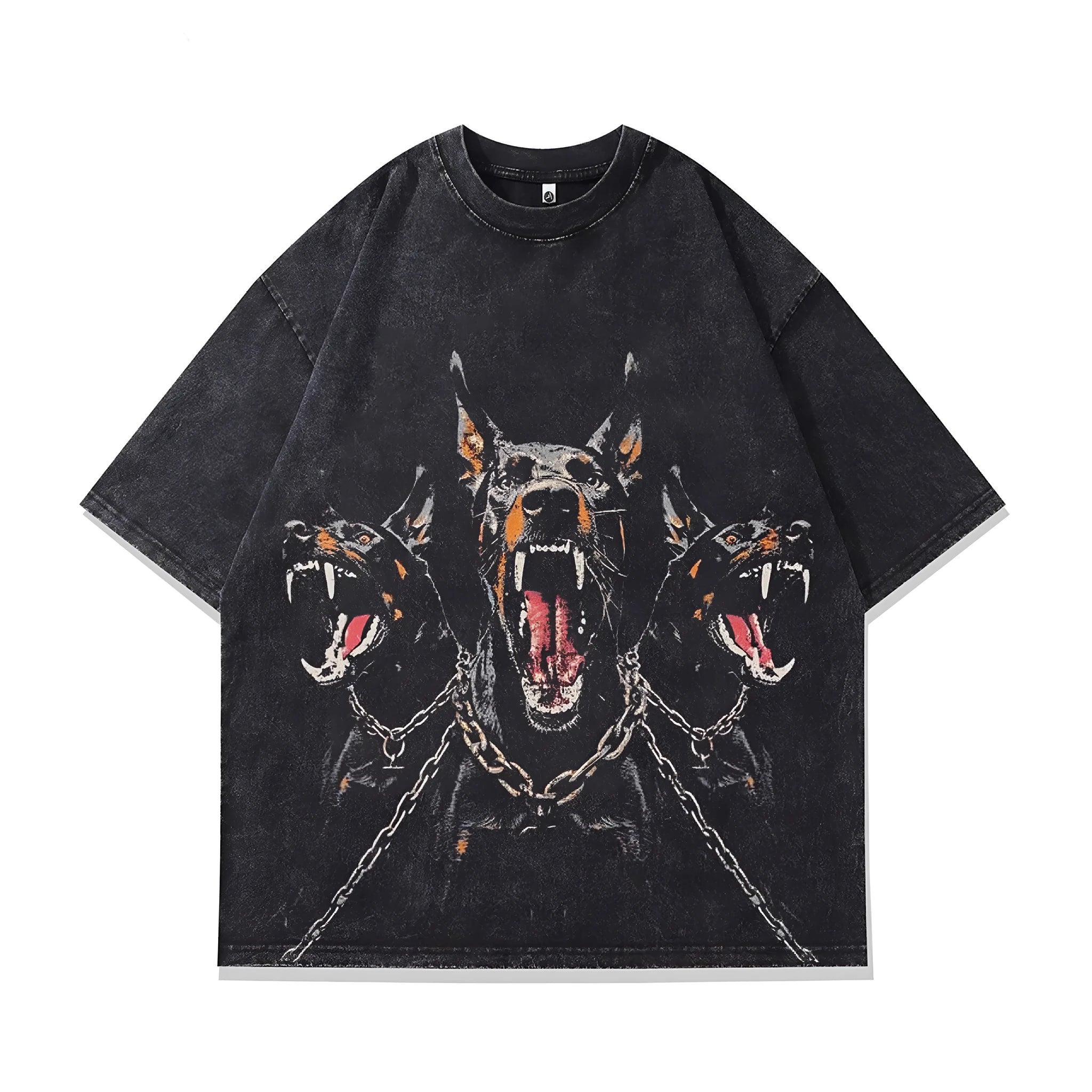 Men's short sleeve t-shirt with character pattern print in pure cotton loose fit