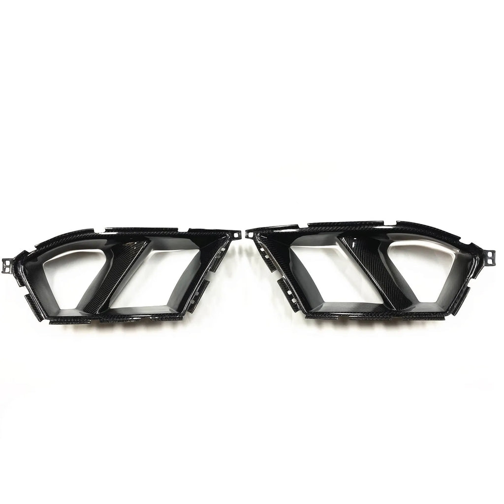 Dry carbon fibre front bumper grille with 3K weave for BMW M3 M4 G80 G82 models