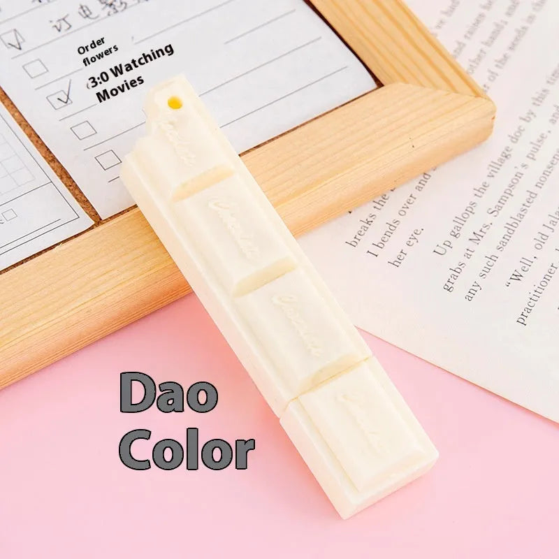 Chocolate ballpoint pen with 0.5mm tip in creative simulation food design