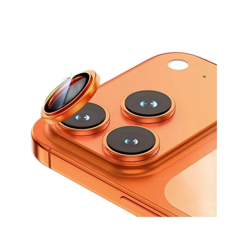 17ProMax Eagle Eye rear camera tempered film lens protector in titanium black for iPhone
