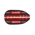 Pair of car rearview mirror rain shields in PVC with glue backing, smiling face black and sports black options
