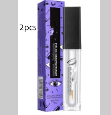 Black eyelash nourishing liquid mascara tube with golden cap, 7ml